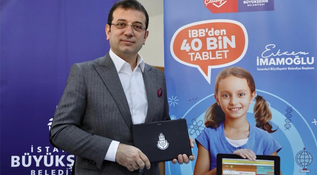 İBB 40 Bin Tablet Dağıtacak