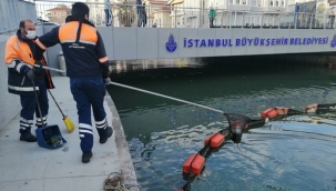 İBB Kurbağalıdere'deki Kirliliği Temizledi