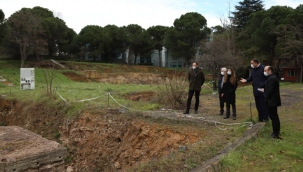 İBB'den Dragos Arkeolojik Kazı Alanında İnceleme