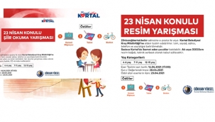 Kartal Belediyesi'nden 23 Nisan'a Özel Ödüllü Resim ve Şiir Yarışması