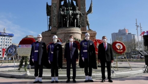  İmamoğlu, 23 Nisan'ın 101. Yıl Dönümünde Taksim'deydi