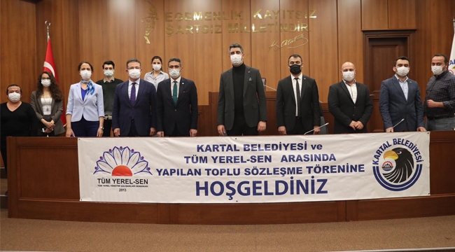 Kartal Belediyesi ile Tüm Yerel-Sen Arasında Toplu Sözleşme İmzalandı