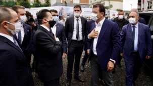 İmamoğlu, Şadi Yazıcı İle Temel Atma Törenine Katıldı