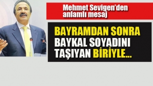Mehmet Sevigen'den Anlamlı Açıklama