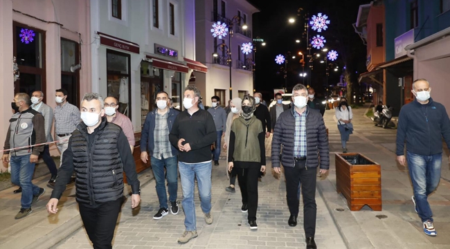 Şile Üsküdar Caddesi'nde "Şile Bezi Motifli Aydınlatma" Projesi