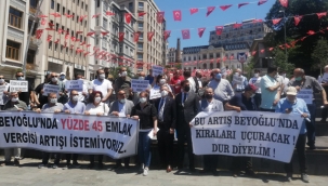 Beyoğlu Halkı Belediye'nin Yüzde 45 Emlak Vergi Artışına İtiraz Etti