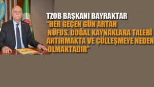  TZOB Başkanı Bayraktar'dan, "17 Haziran Dünya Çölleşme ve Kuraklıkla Mücadele Günü" Açıklaması