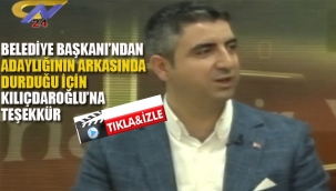 CHP'li Başkan'dan Kılıçdaroğlu'na Teşekkür 