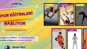 Kartal Belediyesi'nin Ücretsiz Yaz Spor Eğitimleri Başlıyor