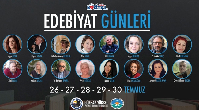 Kartal'da "Edebiyat Günleri" Başlıyor