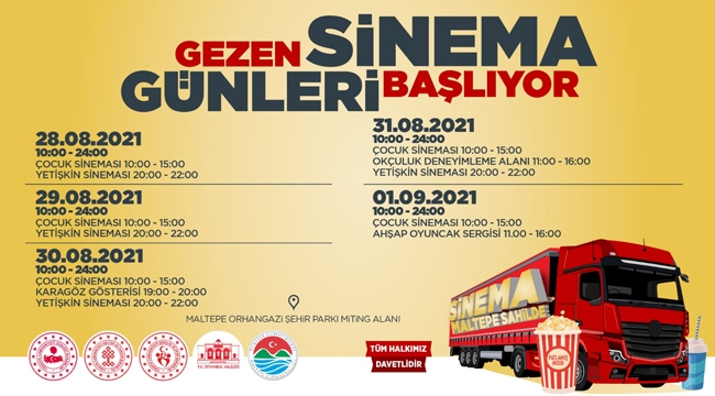 Gezen Sinema Günleri Maltepe'de Başlıyor