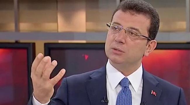 İmamoğlu "Bunu Yapan Kişiler Hakkında Soruşturma Açılmıştır"