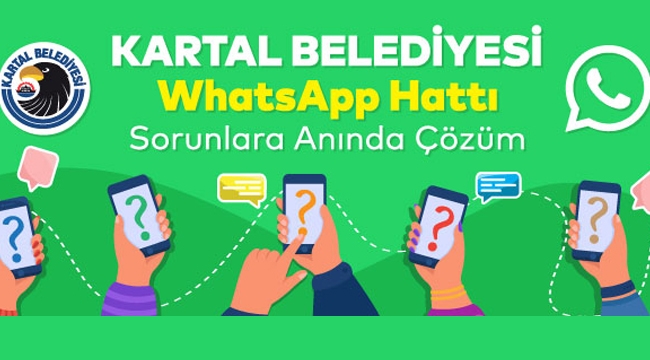 Kartal Belediyesi WhatsApp İhbar Hattı İlgi Görüyor