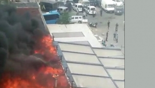 Kartal'da Balık Restoranda Yangın