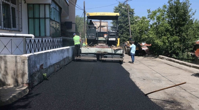 Yakacık Yeni Mahalle'de Asfalt Çalışması