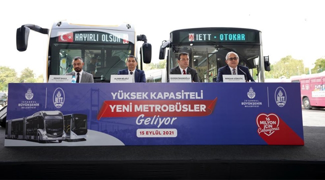 İmamoğlu, "300 Metrobüs Alımıyla İlgili Buradan Sesleniyorum İstanbulluyu Mağdur Etmeyin"