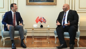 KKTC Kökenli Başkonsolos'tan İmamoğlu'na Nezaket Ziyareti