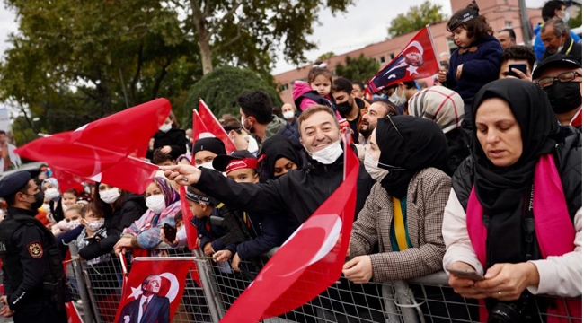 29/10/2021 Vatan Caddesi'nde 98'nci Yıl Coşkusu