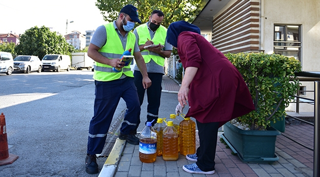 Tuzla Belediyesi'nden, Atık Yağ Biriktirene Temizlik Seti Kampanyası