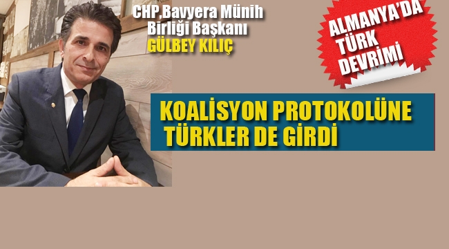 Almanya'da Türk Devrimi, Koalisyon Protokolüne Türkler'de Girdi