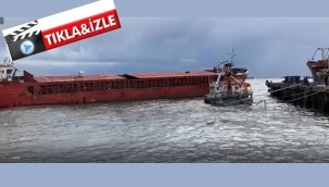 Kartal'da Lodos Nedeniyle Bir Gemi Battı, Bir Gemi Yan Yattı 