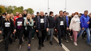 Kılıçdaroğlu ve Akşener'den Maratona 7000 Adımlık Katılım