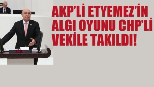 AKP'li Etyemez'in Algı Oyunu CHP'li Vekile Takıldı!
