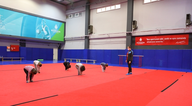 İBB'den Jimnastiğe Özel Spor Salonu