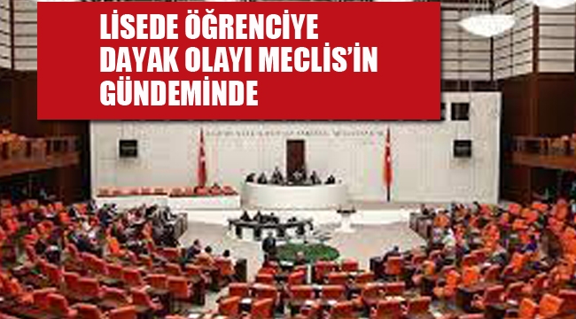 Lisede Öğrenciye Dayak Olayı Meclis Gündeminde