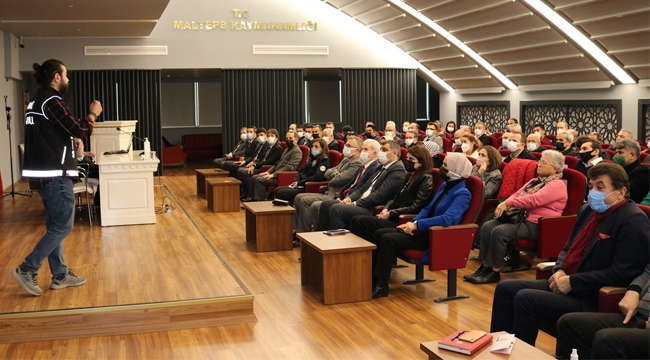 Maltepe'de "En İyi Narkotik Polisi Anne" Projesi Kapsamında Madde Bağımlılığı Eğitimi 