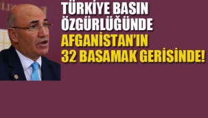 Türkiye Basın Özgürlüğü'nde Afganistan'ın 32 Basamak Gerisinde!