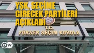 YSK, Seçime Girecek Partileri Açıkladı