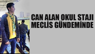 Can Alan Okul Stajı Meclis Gündeminde