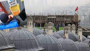 İBB,Süleymaniye Önünde ki İnşaatı Mühürledi