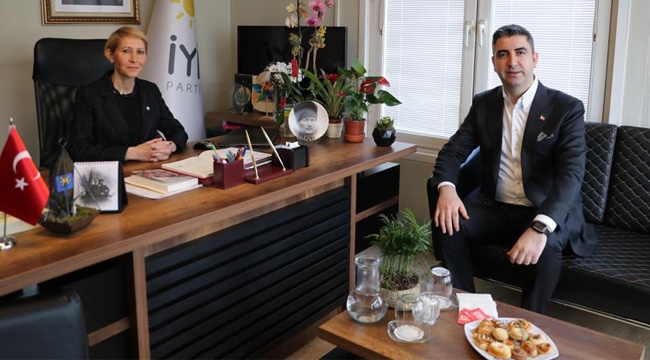 Kartal Belediye Başkanı Yüksel'den, İYİ Parti İlçe Başkanı'na Hayırlı Olsun Ziyareti