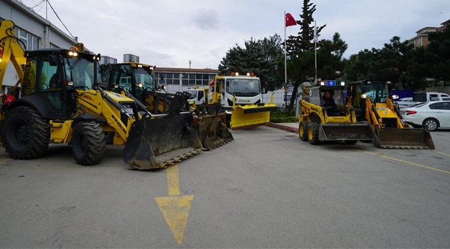 Kartal Belediyesi Beklenen Yoğun Kar Yağışı Nedeniyle Teyakkuza Geçti