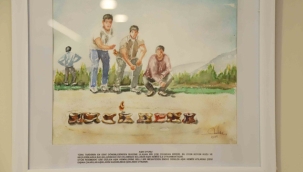 Sulu Boya Erzurum Resimleri Sergisi Kartal'da Açıldı 