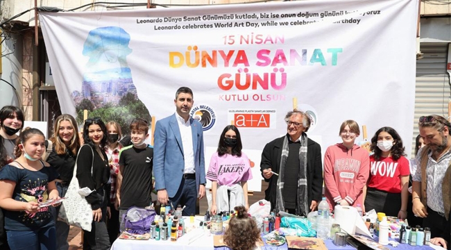 Dünya Sanat Günü'nde Kartal Sanat Sokağı'nda Renkli Etkinlik