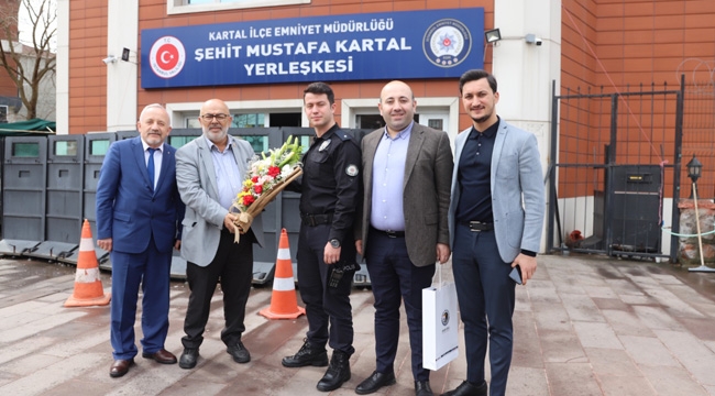 Kartal Belediyesi'nden Polis Haftası Nedeniyle Polis Teşkilatına Ziyaret