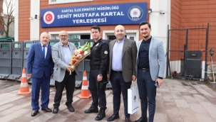 Kartal Belediyesi'nden Polis Haftası Nedeniyle Polis Teşkilatına Ziyaret
