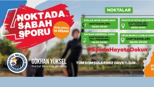 Kartal Belediyesi'nin Sağlıklı Yaşam Bilinçli Spor Etkinlikleri Başlıyor