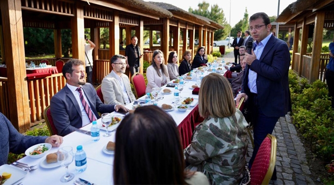 Bilim Kurulu Üyeleriyle Bir Araya Gelen İmamoğlu "Umarım Bu Çalışma Metodumuz Örnek Olur"