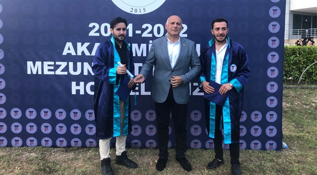 Cemil Ekşi, Antalya Akev Üniversitesi Akademik Yılı Mezuniyet Törenine Katıldı