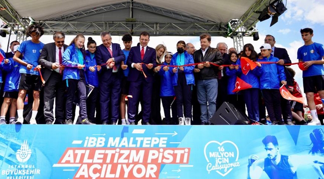 İBB Tarihinde Bir İlk, Maltepe'de Atletizm Pisti Açıldı