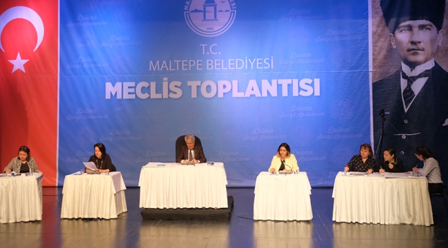 Maltepe Meclis Başkanlık Divanı Kadınlara Emanet 