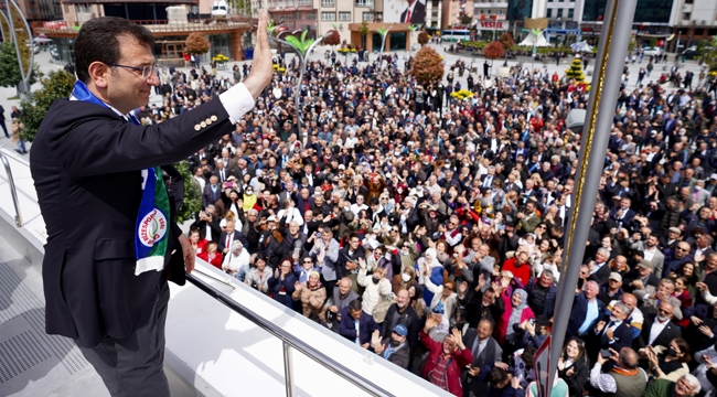 Rize'de Konuşan İmamaoğlu "Biz Diyoruz ki "Ahlaklı Siyaset", Başkaları Diyor ku "Her Şeyi Ben Kazanacağım" Olmaz Öyle Şey