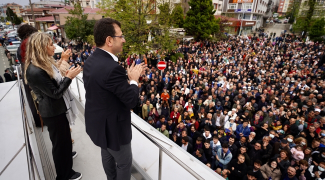 Rize'de Vatandaşlarla Buluşan İmamoğlu"Zımba Gibi Dönüyorum"