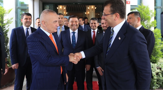 Arnavutluk Cumhurbaşkanı'ndan İmamoğlu'na "Çok Özelsiniz"