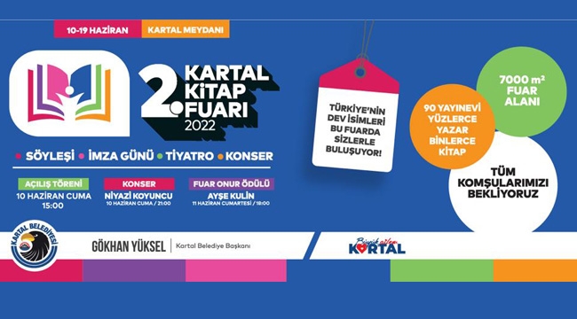 Kartal Kitap Fuarı Başlıyor