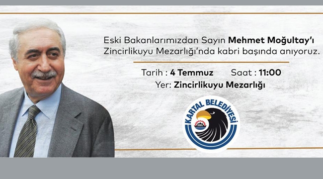 Mehmet Bakan Moğultay Kabri Başında Anılacak